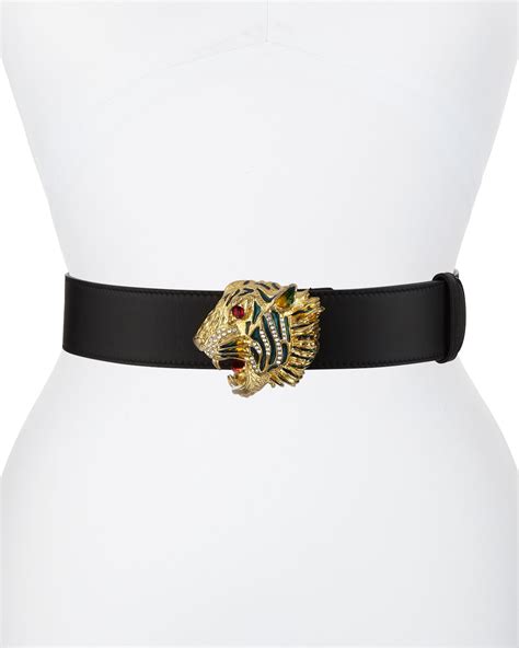 i offer gucci belt|Gucci belt with tiger buckle.